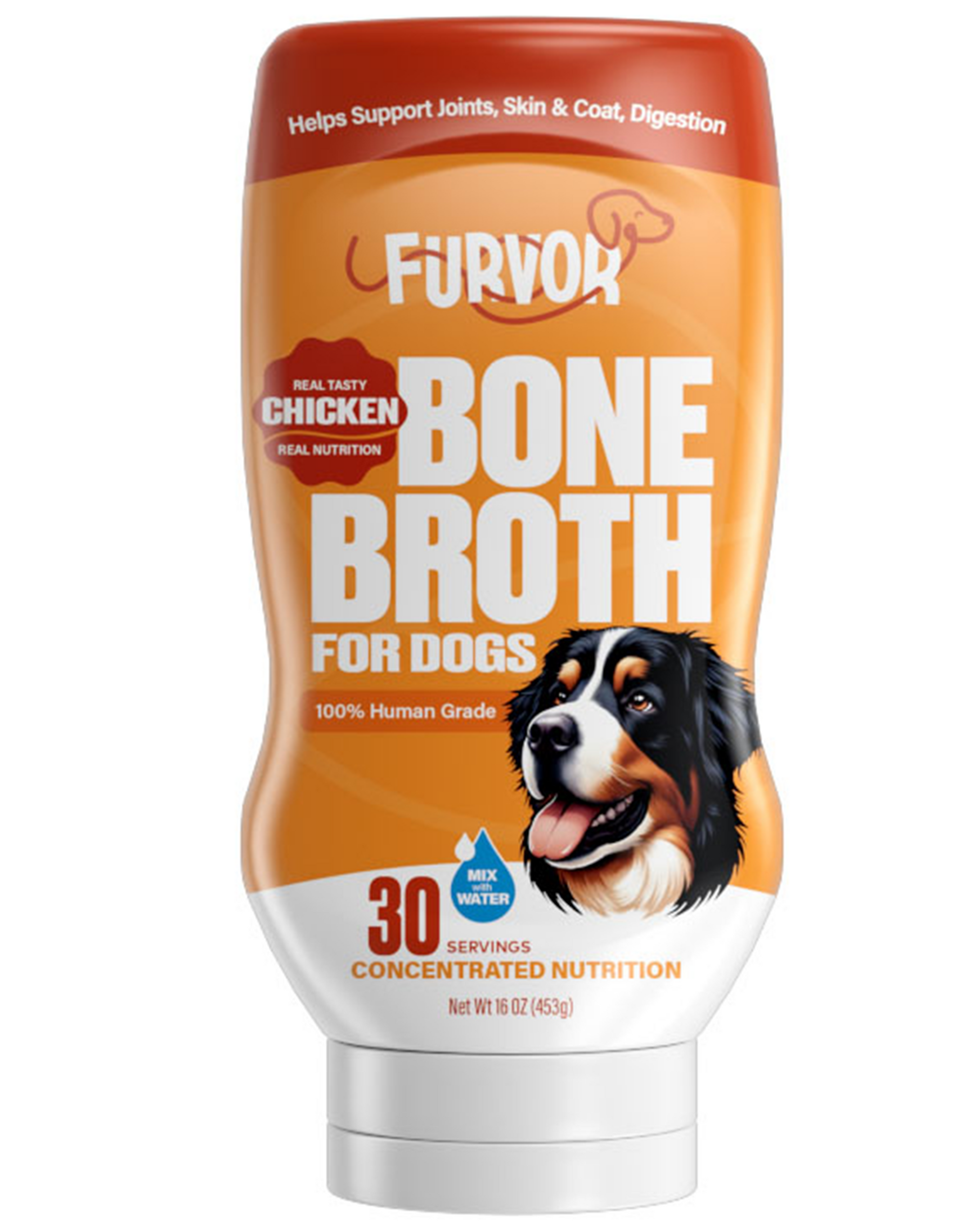 Furvor Chicken Bone Broth Topper 12 oz