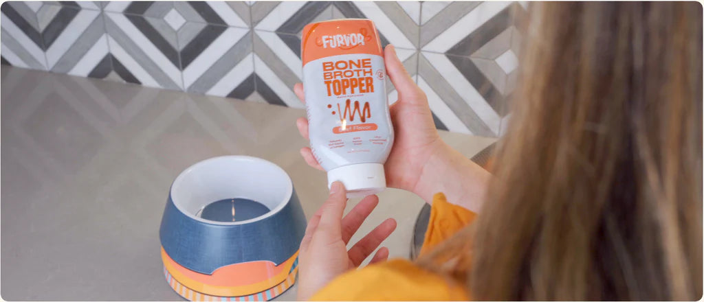 women holding bone broth beef topper video placeholder