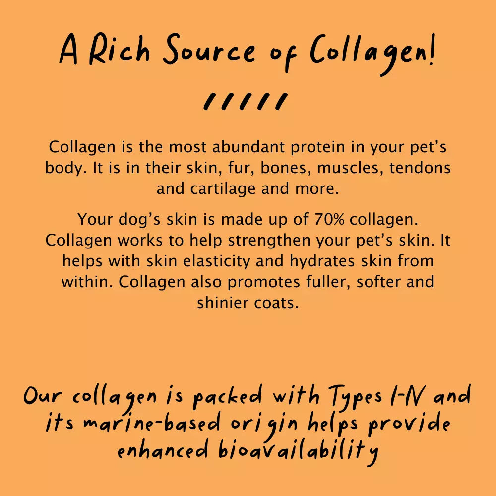 rich source of collagen description - omega chews